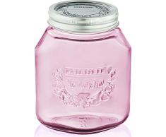 Leifheit 36320 Bocal, Verre, Rose, 12,5 x 9 x 16 cm