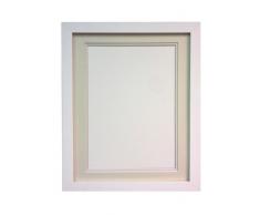 FRAMES BY POST Cadre Photo Largeur H7, 25Â mm dÃ©paisseur, avec Contour Blanc, Bois Dense, Blanc, 20 x 16 inch Image Size A3