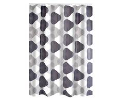 Ridder Triange Rideau de Douche 100 % PEVA Gris Env. 180 x 200 cm.