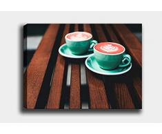 Bonamaison Peinture sur toile, multicolore, 30 x 40 cm - ConÃ§u et fabriquÃ© en Turquie