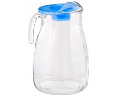 Borgonovo Artic Carafe en Verre refriferata 2.8Â Lt. avec Bouchon Bleu