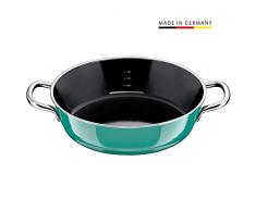 Silit 2111299318 Sauteuse, Ãmail, Vert, 24 cm
