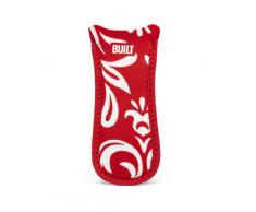 Built Housse en Damas pour poignée de Casserole Rouge