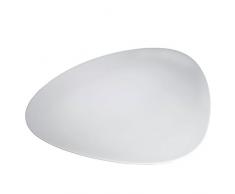 Alessi Fm10/21 Colombina Collection Plat de Service en Porcelaine Blanche
