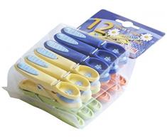 Laguelle LG525 Lot de 12 Pinces Ã Linge Bi-MatiÃ¨re Sachet