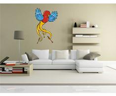 pinkelephant Autocollant Mural Misc2-birds6 Rigolo â Coloré Oiseaux â Sticker Mural 58 x 91 cm