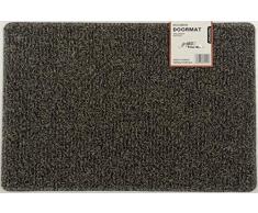 Nicoman Anti-saletÃ©s Paillasson, Tapis de Sol Robuste - (Utiliser intÃ©rieur et extÃ©rieur) - Moyen (75x44cm), Marron & Beige