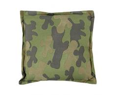 Thedecofactory 442000 Coussin, Polyester, Chocolat, 40 x 40 x 3 cm