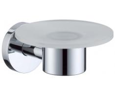 Hansgrohe 40515000 Savon Support plat avec verre en cristal Chromé