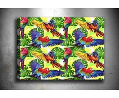 Bonamaison Peinture sur toile, multicolore, 40 x 60 cm - Conçu et fabriqué en Turquie