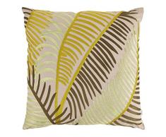 Dutch Decor Housse de Coussin Hapag 45x45 cm Sable - Housses de Coussin Décoratif - Zippée