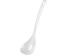 FACKELMANN 24291 Louche Blanca en Plastique Louche pour Pot et Poêles Revêtement Blanc Quantité : 1 pièce