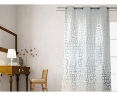 Soleil docre 031692 Puzzle Rideau à  Oeillets Polyester Blanc 140x240 cm