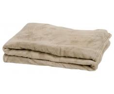 Comptoir du Linge micngrp13 Plaid Microfibre Doux SABLE
