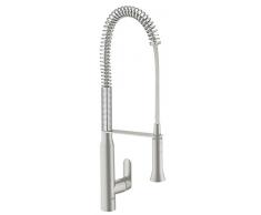 GROHE Robinet de Cuisine K7 Bec Haut Douchette Professionnelle Supersteel 32950DC0 (Import Allemagne)