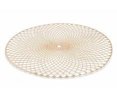 Villa dEste Home Tivoli Xmas Lot de Sets de Table, PVC, Beige, 38Â x 38Â x 0.2Â cm, 12Â unitÃ©s