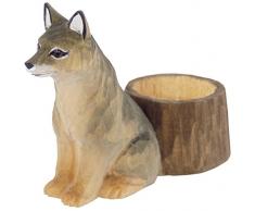 GÃ©nÃ©rique 1847 Coquetier Bois Loup 11 x 9 x 5 cm