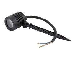 Beghelli x-Spike projecteur LED Ã Piquet, 3000Â Â° K, lumiÃ¨re Chaude,