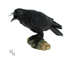 Nemesis Now Figurine appeau de Corbeau Noir 16 cm