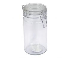 Equinox 505267 Bocal Verre, Acier Inoxydable, Blanc, 11,5 x 15 x 34,5 cm