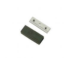 Gardinia Connecteur pour tringles à Rideaux Luxor Aluminium-Noir, 1 Set, Non Applicable