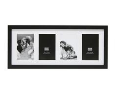 Deknudt Frames S66KA4 Cadre Photo pour 4 Photos Vertical Noir 13 x 18 cm