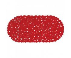 MSV 140884 Galets Tapis Ã Baignoire Rouge 68 x 35 cm