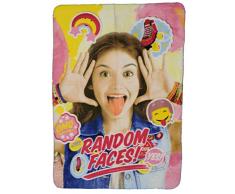 ST.IOANNIDIS&SON Plaid - Couverture Polaire sous Licence Soy Luna 100x140cm, Polyester, Multicolore, 140x100 cm