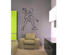 TATOUTEX 3613247980041 Sticker Mural, Turquoise, L 23cm x H 30cm