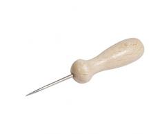 Rayher aiguille de piquage avec manche en bois naturel ÂÂ aiguille Ã Â piquer peint pour rÃ©aliser de jolies perforations sur du papier, du tissu trÃ¨s fin etc. ÂÂ lot de 1 poinÃ Â§on Ã Â une pointe ÂÂ beige