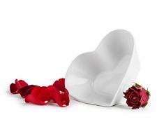 Sagaform 5017608 Lot de 4 Verres Ã biÃ¨re dÃ©corÃ©s Transparent Bol en Forme de Coeur - Cadeau 6.25 x 6: x 2.75 WeiÃ