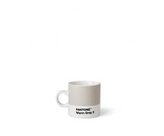 PANTONE 101040002 Tasse à expresso Céramique Gris Chaud 2 C 6,20 x 8,60 x 6,15 cm