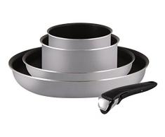 Tefal L2149102 Set de poêles et casseroles - Ingenio Essential Set de 5 pièces - Tous Feux sauf Induction