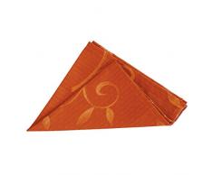 ExcÃ¨lsa Lot de 2 Serviettes de Table Orange 45 x 45 Cm.