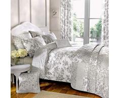 Dreams n Drapes - Parure de lit rÃ©versible_P, Polycoton, Ardoise, Simple