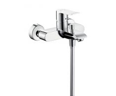 Hansgrohe 31480000 Metris S Mitigeur bain/douche, montage en saillie Chromé