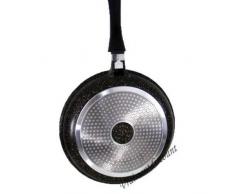 Pradel Excellence - 52393M - Sauteuse 28cm Façon Pierre en Fonte Aluminium, tous Feux dont Induction