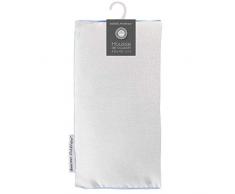 coton dintÃ©rieur housse de coussin 60x60 cm coton panama blanc/azur