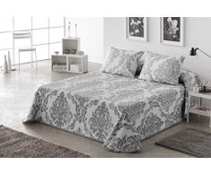 VIALMAN Couvre-lit, Gris, lit 135Â cm