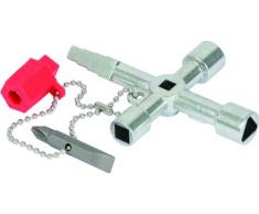 KS Tools 130.1020 Clé universelle pour armoire électrique Chaîne courte