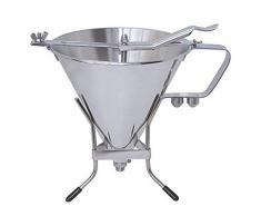 DE BUYER -3354.02 -entonnoir a piston 1.9 l +pied fil inox