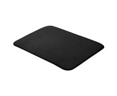 AmazonBasics Tapis dÃ©gouttoir - 47,7 x 60,9 cm - Noir, lot de 4