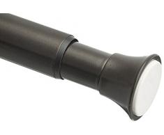 AmazonBasics Tringle Ã rideau de douche sans perÃ§age, de 198 Ã 274 cm, Bronze