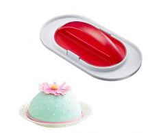 Westmark Fondant Lisseur/crÃ¨me Spatule, 2Â en 1â¯: Spatule, Plastique, Blanc/Rouge, Grand et Petit 30482280