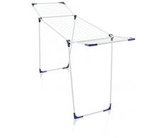 Leifheit 81621 SÃ©choir sur Pied, Acier Inoxydable, Blanc, 105 x 55,5 x 65 cm