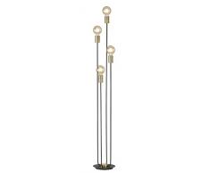 WOFI Lampe dintÃ©rieur, salle de sÃ©jour, lampadaire, lampadaire, lampadaire, lampadaire, noir, verre Ã©lÃ©gant 240 W