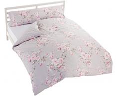 Catherine Lansfield Canterbury Parure de lit Comprenant 1Â Housse de Couette + 1Â taie doreiller pour lit de 135Â cm
