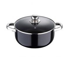 CHEF SAUCE Pixel Pro Cocotte, 7Â l, 28Â x 12Â cm, Noir