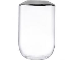 LSA International Space Vase H25Â cm Platine Clair, dÃ©corÃ©