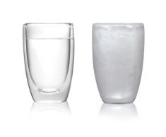 Amsterdam en Verre, Verre, jus, Verre, Double paroi, 290Â ML, Lot de 2, fdrn01042
